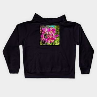 Pink Orchid (Spathoglottis x parsonsii) Kids Hoodie